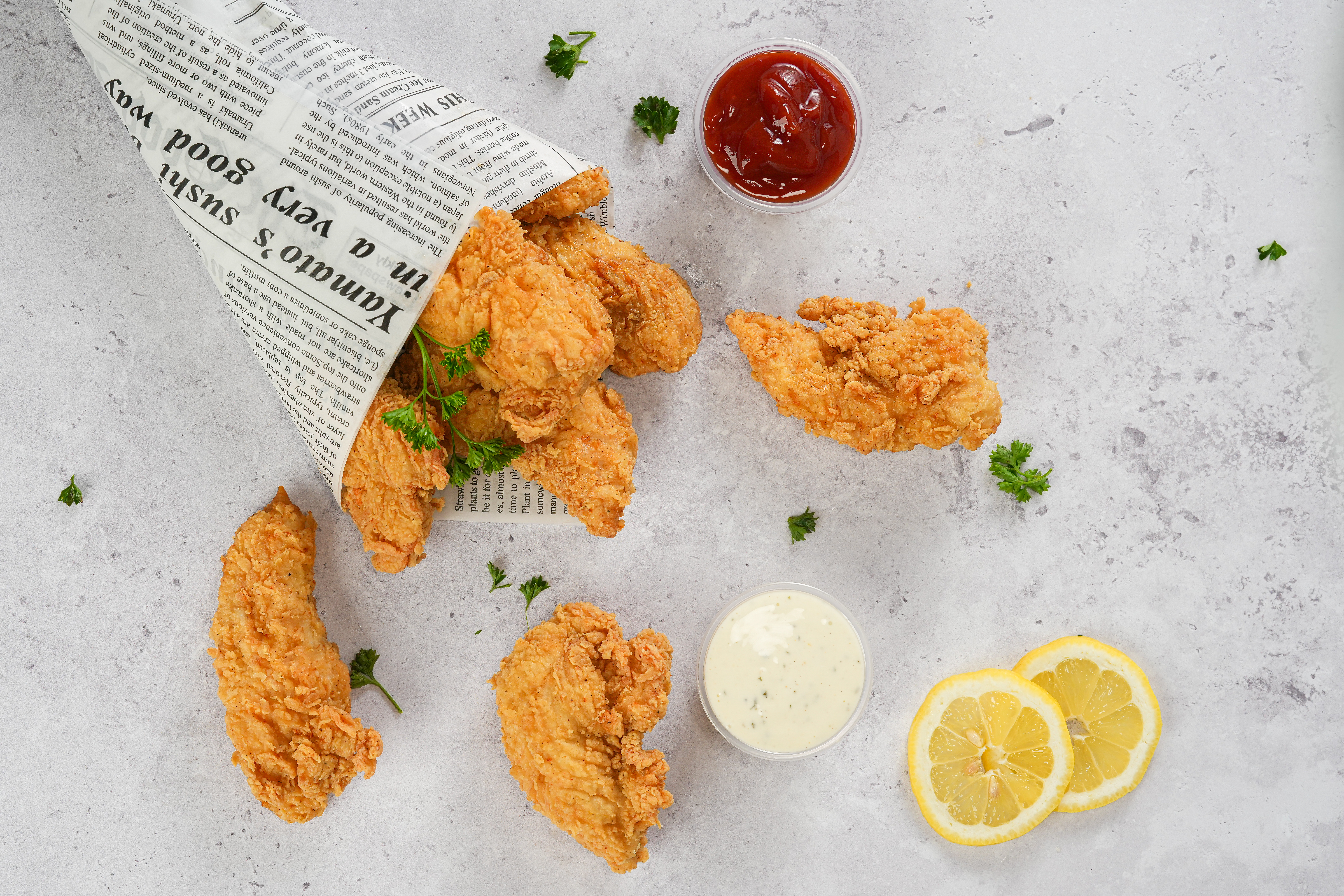 Crispy wings